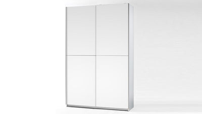 Schwebetürenschrank FAST weiß