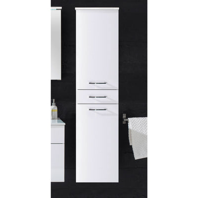 Badschrank Splash weiß Hochglanz