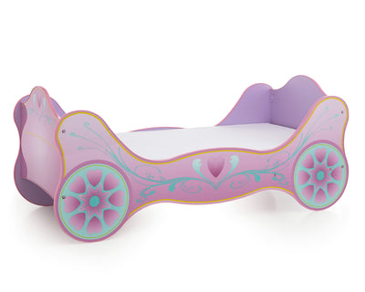 Kinderbett Prinzessin Kutsche Lila Glanz