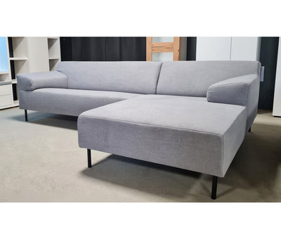 ROLF BENZ Ecksofa Freistil 180 rechts Stoff grau