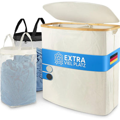 Wäschekorb beige140 l