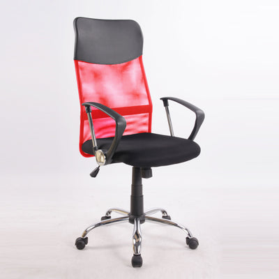 Chefsessel Pedro Schwarz Rot