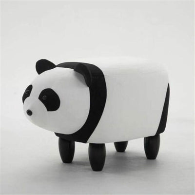 Tierhocker PANDA schwarz weiß