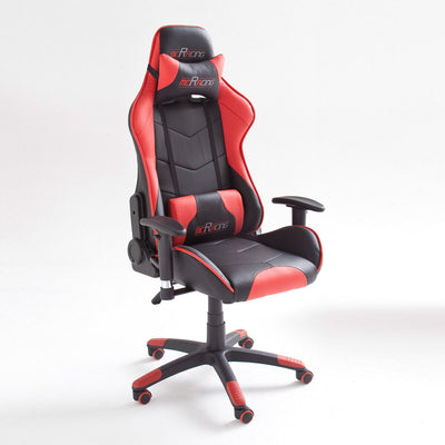 Chefsessel McRACING schwarz und rot mit Funktionen