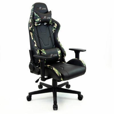 Chefsessel McRACING Camouflage grün