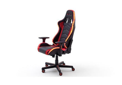 Gamingstuhl McRACING rot schwarz LED