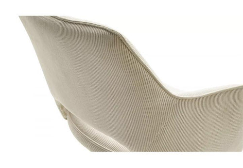 Armlehnstuhl Luzon 2er-Set Cord Creme mit Autoreturn