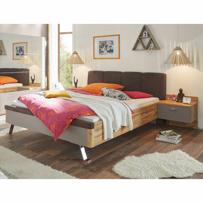 Bettanlage MONACO basaltgrau Wildeiche